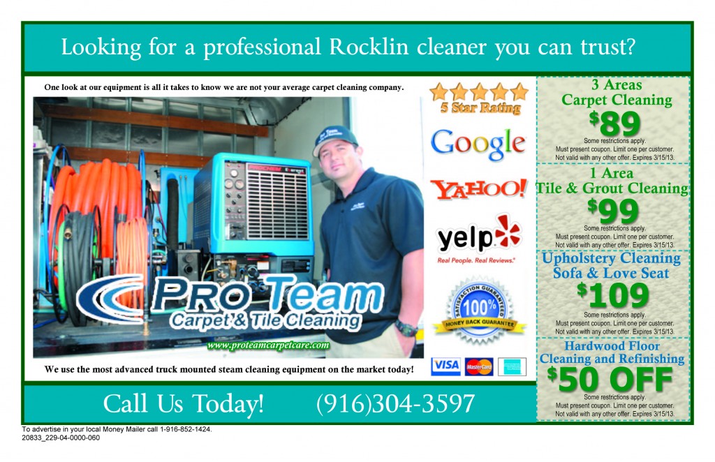 Specials Carpet Cleaning Rocklin